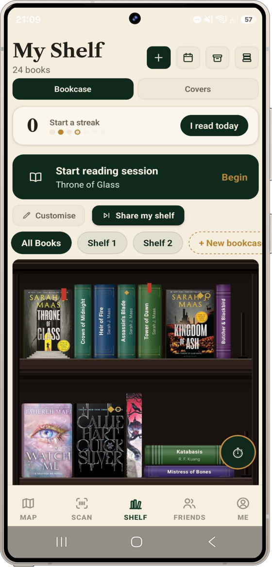 Your themed bookcase